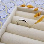 Blush witgouden aanschuifring, Gebruikt, Overige kleuren, Ophalen of Verzenden, 17 tot 18