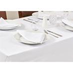 Tafelkleed - Mitre Essentials - Wit - 229 x 229 cm - GW437, Verzenden