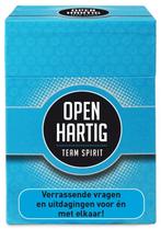 Openhartig - Team Spirit | Open Up! - Gespreksstarters, Hobby en Vrije tijd, Gezelschapsspellen | Kaartspellen, Verzenden, Nieuw