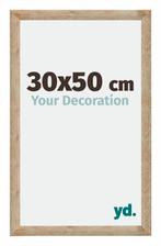 Fotolijst 30x50 cm - Goud - MDF - Catania, Huis en Inrichting, Woonaccessoires | Lijsten, Verzenden, Nieuw