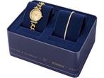 FOSSIL Carlie - Dames Horloge geschenkset - Goudkleurig met, Huis en Inrichting, Verzenden, Nieuw