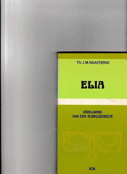 Elia (vb) 9789024229116 J. Naastepad, Boeken, Godsdienst en Theologie, Gelezen, Verzenden