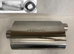 MAX Spiral Straight Flo Performance rvs uitlaat demper 2,5, Ophalen of Verzenden, Nieuw