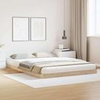 vidaXL Bedframe Naturel 140 x 220 cm Massief grenenhout, Huis en Inrichting, Slaapkamer | Bedden, Verzenden, Nieuw, Bruin, Hout