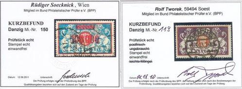 Danzig 1923 - Uitgaven van het Grote Wapen met bevindingen, Postzegels en Munten, Postzegels | Europa | Duitsland