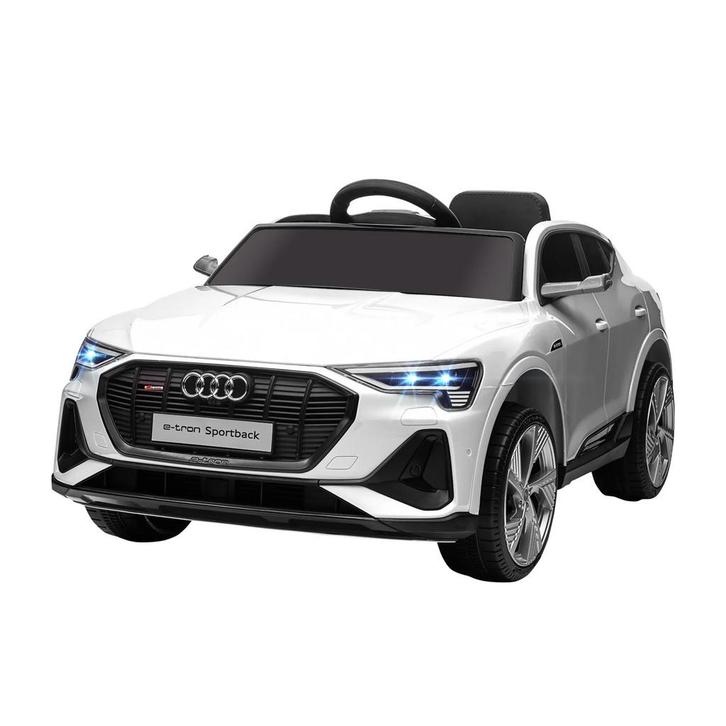 TRUUSK Elektrische Kinderauto Audi E-tron 12V - Met Afstands, Tuin en Terras, Tuinstoelen, Nieuw, Verzenden