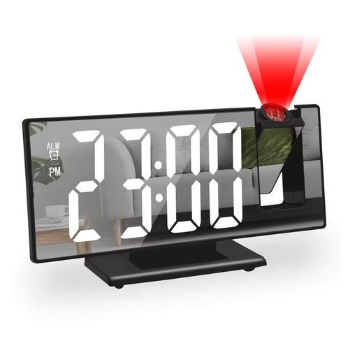 Digitale Wekker met Projectie - Alarm Klok Temperatuur, Witgoed en Apparatuur, Wekkers, Nieuw, Verzenden