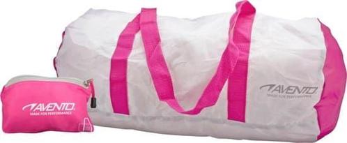 Avento Sporttas - Bag in a Sac - Wit/Fuchsia/Grijs, Sieraden, Tassen en Uiterlijk, Tassen | Sporttassen, Zo goed als nieuw, Ophalen of Verzenden