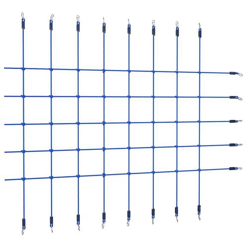vidaXL Klimnet 200x150 cm blauw, Sport en Fitness, Klimsport, Nieuw, Verzenden