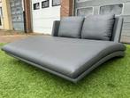 Rolf Benz model 2800 lounge sofa fauteuil chaise longue, Zo goed als nieuw, Tweepersoons, Rechte bank, Leer