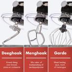 2dekans | KitchenBrothers Keukenmachine - Keukenmixer met 6L, Ophalen of Verzenden, Gebruikt