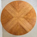 Unieke vintage eettafel, rond uit te breiden, Huis en Inrichting, Tafels | Eettafels, 150 tot 200 cm, Ophalen of Verzenden, Zo goed als nieuw