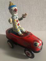 TeT - Circus Car With Clown - Opwindbaar blikken speelgoed -, Antiek en Kunst, Antiek | Speelgoed