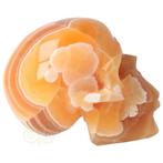 Oranje Calciet schedel 2769 gram, Verzenden, Nieuw