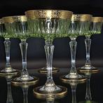 Artemisia - Champagne fluitje (6) - Kristal, oro 24kt, Antiek en Kunst, Antiek | Glas en Kristal