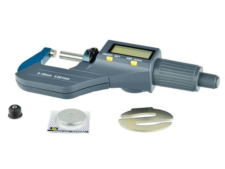 Digitale Micrometer - Schroefmaat 0 Tot 25 Mm - Buitenschroe, Doe-het-zelf en Verbouw, IJzerwaren en Bevestigingsmiddelen, Overige typen