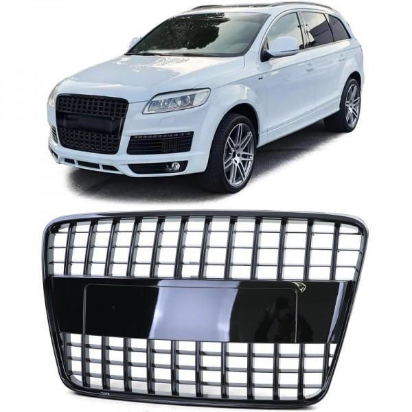 Grill Audi Q7 4L 05-09 Honingraad Glans zwart, Auto-onderdelen, Overige Auto-onderdelen, Ophalen of Verzenden