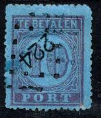 Nederland 1870 - Portzegel met puntstempel 224 Amerongen -, Postzegels en Munten, Postzegels | Nederland, Gestempeld