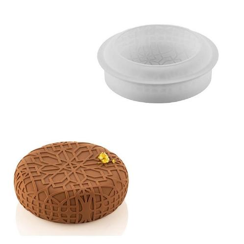 Silikomart Siliconen Vorm Mistery Ø17x5,5cm, Hobby en Vrije tijd, Taarten en Cupcakes maken, Nieuw, Verzenden