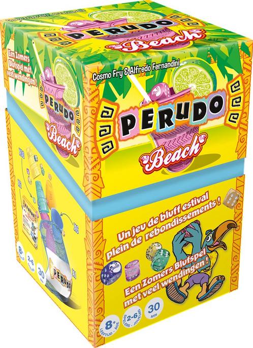 Perudo - Beach | Asmodee - Gezelschapsspellen, Hobby en Vrije tijd, Gezelschapsspellen | Bordspellen, Nieuw, Verzenden
