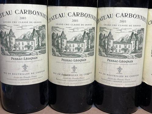 3x 2003 , 1999 , 1995 Château Carbonnieux - Graves,, Verzamelen, Wijnen