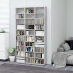 vidaXL Cd-kast 102x16x177,5 cm bewerkt hout betongrijs, Huis en Inrichting, Woonaccessoires | Cd- en Dvd-rekken, Verzenden, Nieuw