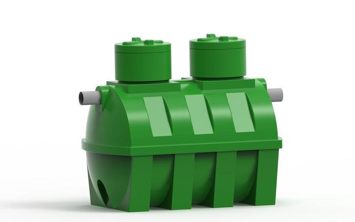 MW vetafscheider 2000L, NG4, 2x 110 PE aansluiting (Nieuw), Doe-het-zelf en Verbouw, Buizen en Afvoer, Afvoer, Nieuw, Overige materialen