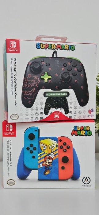 Nintendo - Switch - Controllers Super Mario Glow Bowser+ Joy, Spelcomputers en Games, Spelcomputers | Overige Accessoires