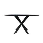 *WOONWINKEL* Starfurn Ferris Ronde Eettafel Zwart Eiken 150, Huis en Inrichting, Verzenden, Nieuw