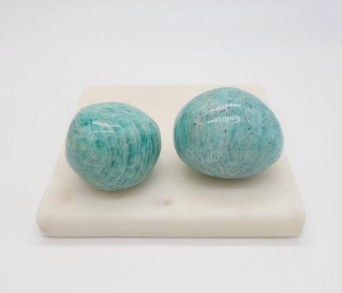 Amazoniet handsteen/Broekzaksteen, Verzamelen, Mineralen en Fossielen, Ophalen of Verzenden