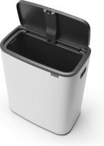 Brabantia Bo Touch Bin Prullenbak - 60 liter - White, Huis en Inrichting, Verzenden, Zo goed als nieuw