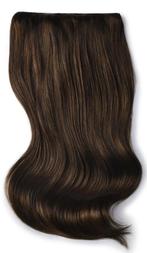 Remy Human Hair extensions Double Weft  18 - bruin 4#, Nieuw