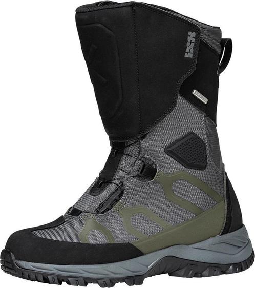 IXS Venture-STX 1.0 Waterdichte Zwart Grijs Groen, Motoren, Kleding | Motorkleding, Heren, Nieuw met kaartje, Laarzen, Verzenden