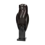 sculptuur, Wise owl - 42 cm - Brons, Marmer, Antiek en Kunst