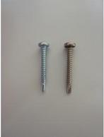 Koppel schroeven RVS, niet zelfborend 4,8 x 38mm 200 stuks, Ophalen of Verzenden