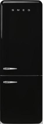 Smeg FAB38RBL5 koelkast zwart - rechtsdraaiend, Witgoed en Apparatuur, Koelkasten en IJskasten, 200 liter of meer, Verzenden, 60 cm of meer
