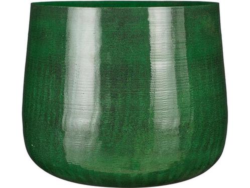 Mica Decorations Benson Bloempot - H32 x Ø37 cm - Metaal -, Tuin en Terras, Bloempotten, Nieuw, Verzenden