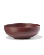 HEMA Schaaltje 14.5x5cm aardewerk mat bordeauxrood, Verzenden, Nieuw