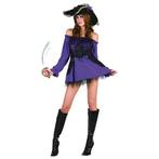 Piraten jurkje - paars, Hobby en Vrije tijd, Feestartikelen, Verzenden, Nieuw, Feestartikel