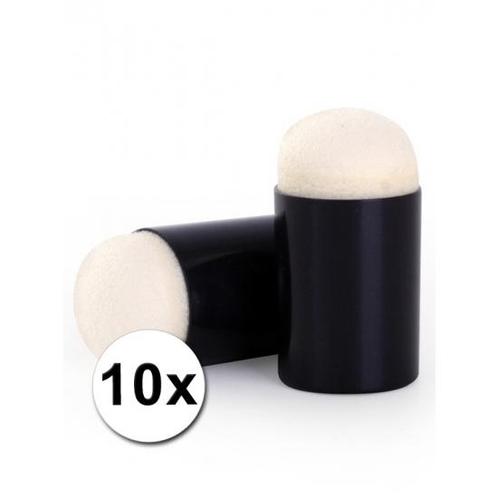 Sjabloon schminksponsjes 10 stuks - Schmink, Hobby en Vrije tijd, Feestartikelen, Ophalen of Verzenden