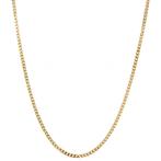 Gouden lengtecollier gourmet 45 cm 14 krt, Sieraden, Tassen en Uiterlijk, Kettingen, Ophalen of Verzenden, Nieuw