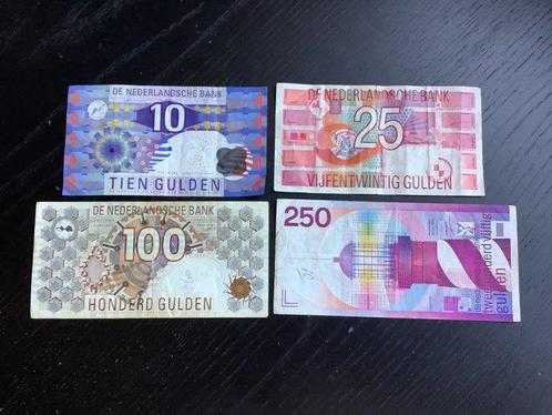 Nederland. - 4 Banknotes - 1985/1997  (Zonder Minimumprijs), Postzegels en Munten, Munten | Nederland