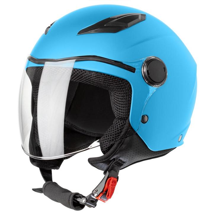 VINZ Magic Kinderhelm - Licht Blauw, Motoren, Kleding | Motorhelmen, Verzenden