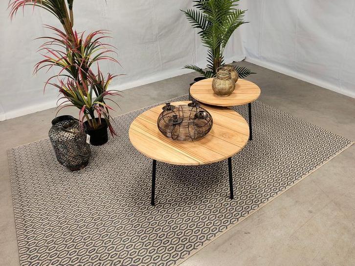 Te Velde tuinmeubelen pablo lounge tafel set, Tuin en Terras, Tuinsets en Loungesets, Loungeset, Nieuw, Teakhout