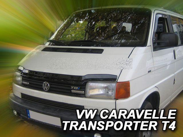 T4 steenslagspoiler motorkapspoiler zwart pasvorm caravelle, Auto diversen, Tuning en Styling, Ophalen of Verzenden