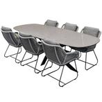 San Francisco Savona dining tuinset 240x100xH76 cm 7 delig, Tuin en Terras, Ophalen of Verzenden, Nieuw