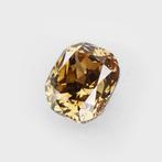 1 pcs Diamant (Natuurlijk gekleurd) - 1.04 ct - Cushion -, Nieuw