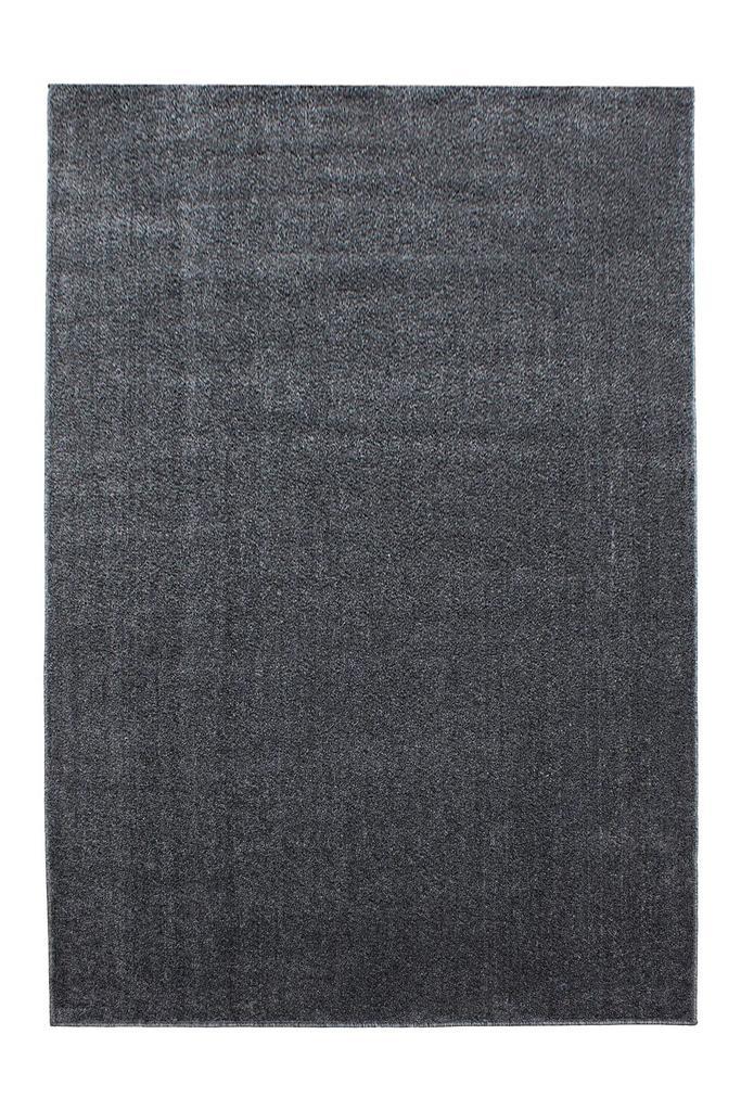 Hoogpolig Vloerkleed | Ata | Grijs | 80x250 cm, Huis en Inrichting, Stoffering | Tapijten en Kleden, Verzenden