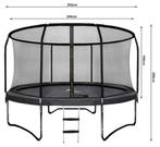 Trampoline Veilig | 244cm | Premium | OP=OP, Ophalen of Verzenden, Nieuw