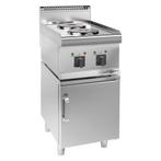 GGM Gastro | Elektrisch fornuis - 4 kW - 2 ronde platen - |, Verzenden, Nieuw in verpakking